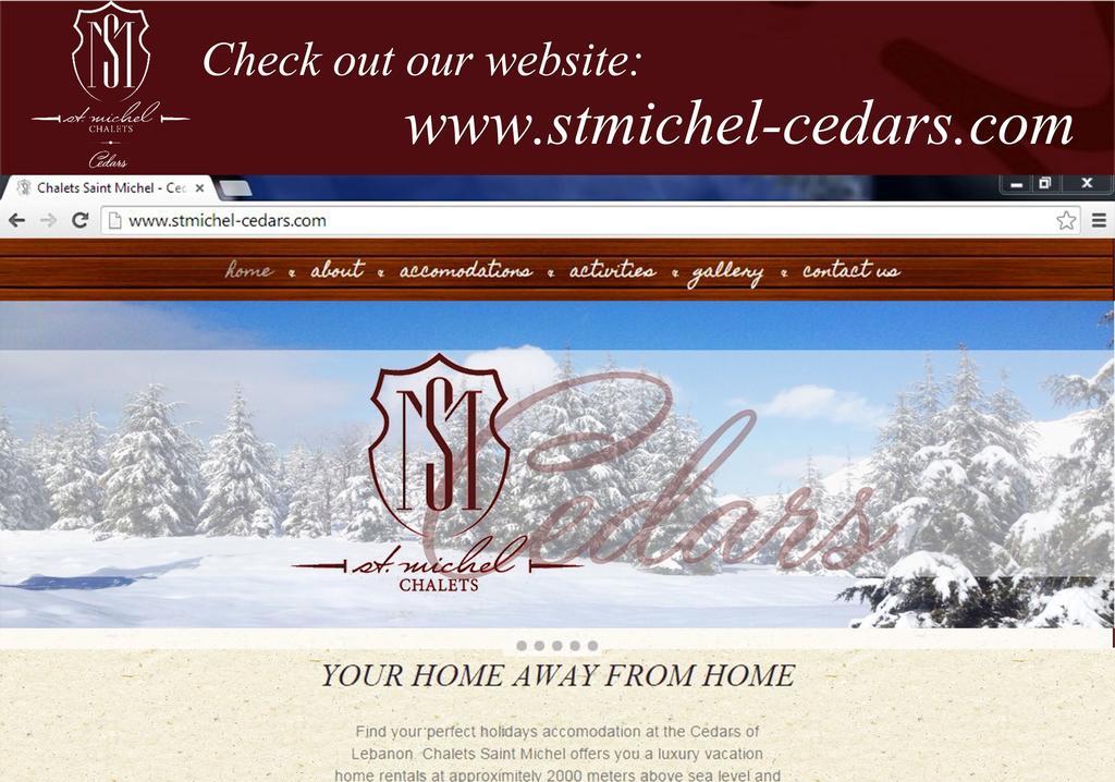 Saint Michel Chalets Al Arz Εξωτερικό φωτογραφία